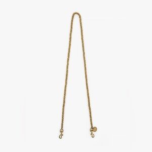 NWOT - CLARE V crossbody strap circle chain Italian brass